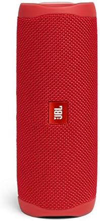 JBL FLIP 5 Waterproof Portable Bluetooth Speaker - Red (Renewed)