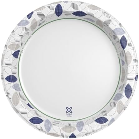 Dixie Ultra, Large Paper Plates, 10 Inch, 172 Count, 3X Stronger*, Heavy Duty, Microwave-Safe, Soak-Proof, Cut Resistant, Disposable Plates For Heavy, Messy Meals
