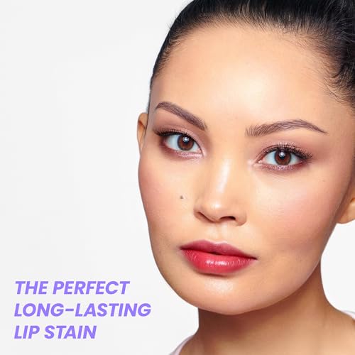 Wonderskin Wonder Blading All Day Lip Stain Peel Off Masque - Long Lasting, Waterproof and Transfer Proof Pink Lip Tint, Matte Finish Peel Off Makeup (Romance Masque)