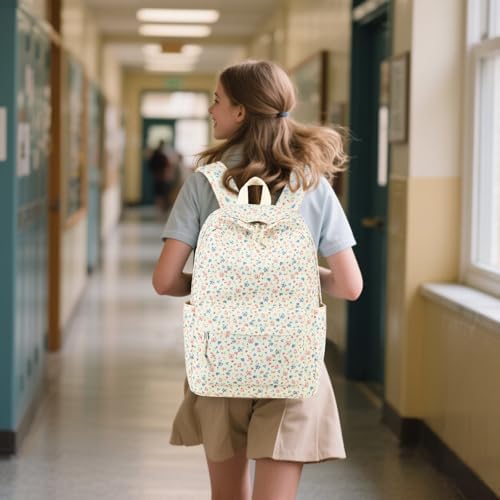School Backpack for Teen Girls Bookbags Elementary High School Corduroy Laptop Bags Women Travel Daypacks