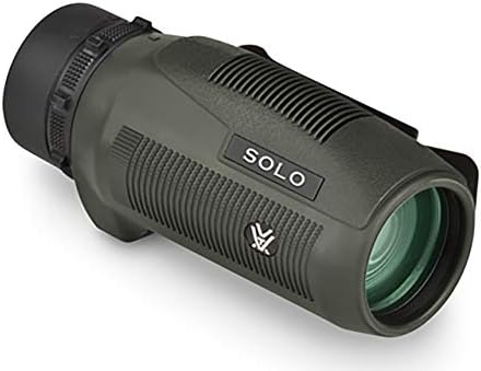Vortex Optics Solo Monocular 8x36 - Utility Clip, Adjustable Eyecup, Fully Multi-Coated Lenses, Rubber Armor, Non-Slip Grip, Fogproof, Waterproof - Unlimited, Unconditional Warranty