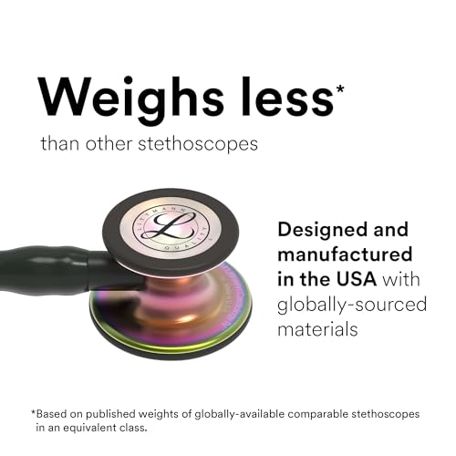 3M Littmann Cardiology IV Diagnostic Stethoscope, 6170, More Than 2X as Loud, Weighs Less, Stainless Steel Mirror-Finish Chestpiece and Stem, 27" Burgundy Tube