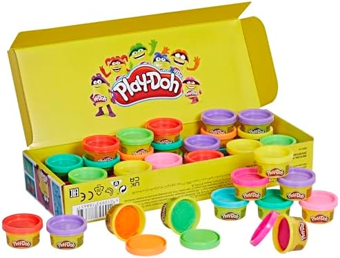 Play Doh Bulk Handout 42-Pack of 1-Ounce Modeling Compound Cans, Back to School Gifts, Prizes, & Party Favors, Kids Arts & Crafts, Preschool Toys, Ages 2+ (Amazon Exclusive)