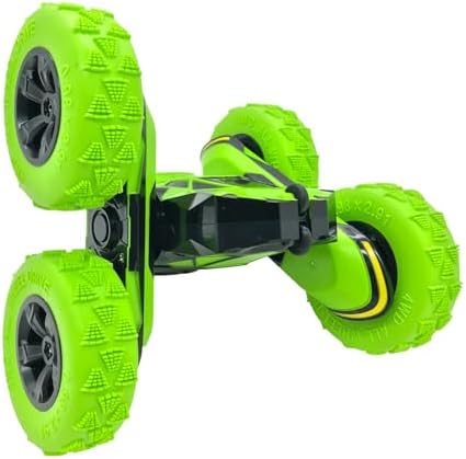 Threeking Double-Sided Driving Rc Stunt Car Toys Remote Control Cars 360-degree Flips Rotating Gifts Presents for Kids Boys/Girls Ages 6+