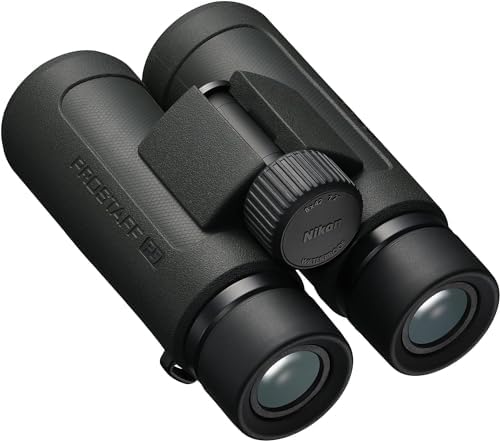 Nikon PROSTAFF P3 8x42 Binocular | Waterproof, fogproof, rubber-armored Full-Size Binocular, wide field of view & long eye relief | Official Nikon USA Model