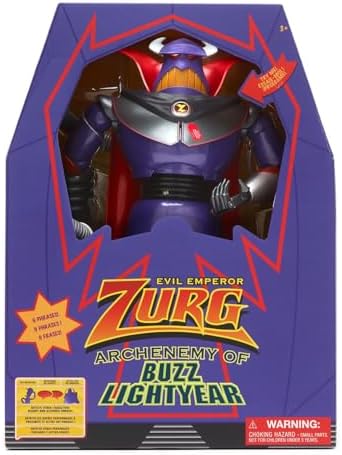 Disney Store Official Zurg Interactive Talking Action Figure from Toy Story, Features Sounds and Phrases from the Movies, Interacts with Other Figures and Toys