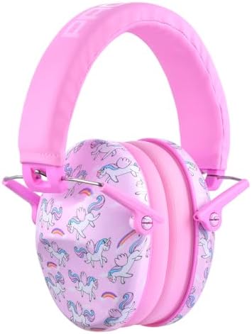 PROHEAR 032 Kids Ear Protection - Noise Cancelling Headphones Ear Muffs for Autism, Toddlers, Children - Pink