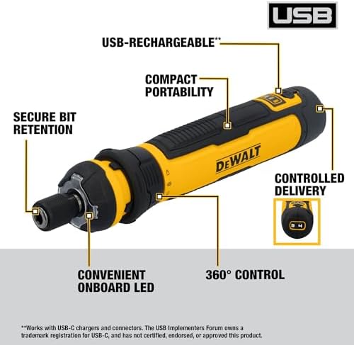 DEWALT Cordless Screwdriver with FLEXDRIVE Control and Screwdriving Bits (DWHT66719)