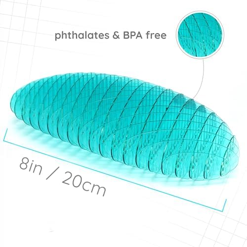 Morf Fidget Worm Toy - Desk Fidgets for Adults - Quiet Worm Fidget Toy Sensory Toys - Fun and Interactive Fidget Toy for Kids - USA Patent Pending Figgy Toys (Blue, Big)