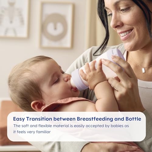 MAM Bottle Nipples Extra Slow Flow Nipple Size 0, for Newborn Babies and Older, SkinSoft Silicone Nipples for Baby Bottles, Fits All MAM Bottles, 4 Count (Pack of 1) (Pack of 12)