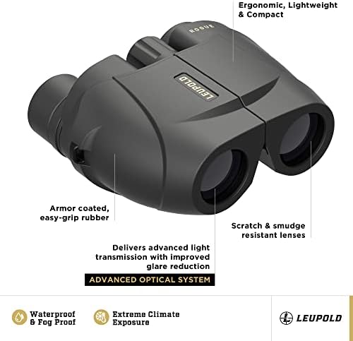 Leupold BX-1 Rogue Binoculars, 10x25mm (59225)