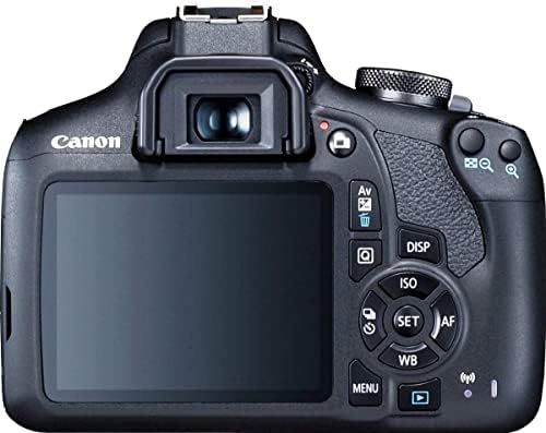 Canon EOS 2000D / Rebel T7 DSLR Camera w/EF-S 18-55mm f/3.5-5.6 Lens 3 Lens Kit: 128GB Memory + Wide Angle + Telephoto + Flash