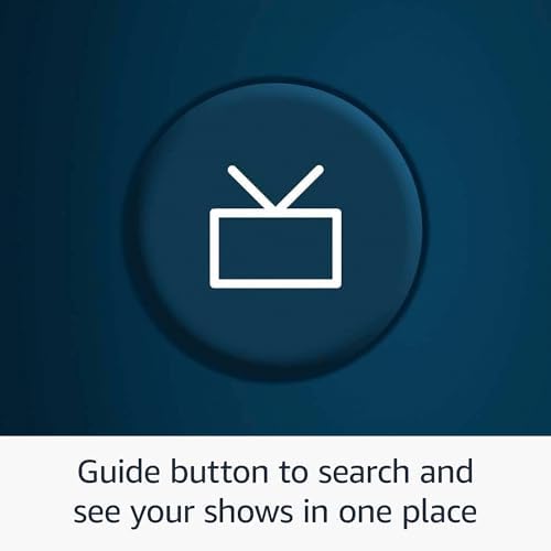 Amazon Fire TV Alexa Voice Remote (newest model) with TV controls, requires compatible Fire TV device