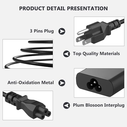 JEIBAO 65W 45W USB-C Laptop Charger Compatible with Dell Latitude 5530 5420 5430 5520 5540 7430 7420 7440 7340 7530 7330 7320 XPS 13 9250 9360 9365 9370 9380 9350 9550 Adapter Power Cord