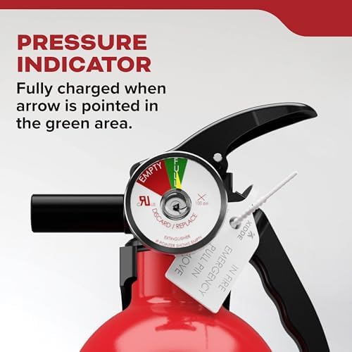 Kidde, FA110G, Multi Purpose Fire Extinguisher for Home, Office, Dorm, Residential, 1A10BC