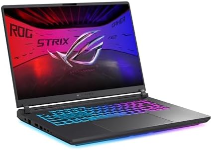 ASUS ROG Strix G16 (2025) Gaming Laptop, 16” FHD+ 16:10 165Hz/3ms Display, NVIDIA® GeForce RTX™ 5060 Laptop GPU, Intel® Core™ i7 Processor 14650HX, 16GB DDR5, 1TB Gen 4 SSD, Wi-Fi 7, Windows 11 Home