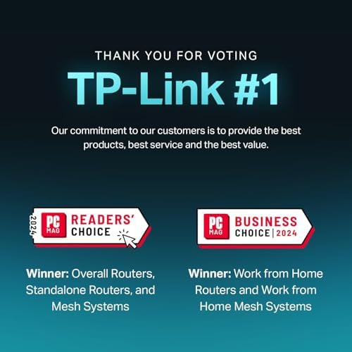 TP-Link AX1800 WiFi 6 Router V4 (Archer AX21) – Dual Band Wireless Internet, Gigabit, Easy Mesh, Works with Alexa - A Certified for Humans Device, Free Expert Support