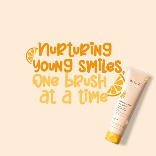Boka Fluoride Free Toothpaste Nano Hydroxyapatite Toothpaste - Ela Mint, Orange Cream Flavor, 4 oz 2Pk US Manufactured