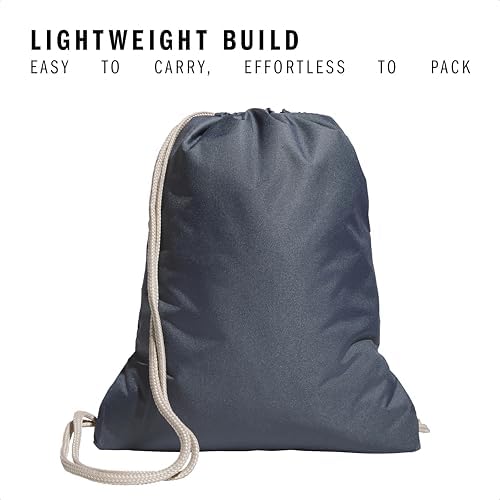 adidas Alliance Sackpack, Drawstring Backpack, Lightweight Small Gym Bag for Women and Men, Camouflage Wonder Beige/Onix Grey/Alumina Beige, One Size