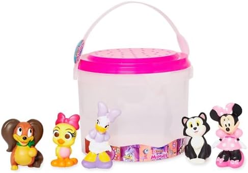 Disney Store Official Bath Set (Minnie Mouse) - Kids Bath Accessories with Beloved Disney Characters - Colorful and Fun Bath Time Essentials for Kids - Suitable for All Ages