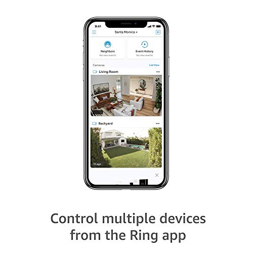 Like-New Ring Stick Up Cam Battery HD security camera with custom privacy controls, Simple setup, Works with Alexa - Black