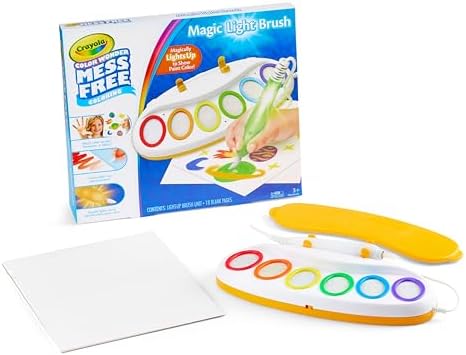 Crayola Color Wonder Magic Light Brush, Mess Free Painting Station for Kids, Gift for Kids, Toddler Toys & Activities, Ages 3, 4, 5
