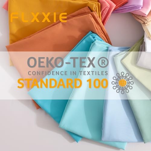 FLXXIE 6 Pack Microfiber Queen Pillowcases, Ultra Soft and Wrinkle, Fade Resistant Pillow Cases with Envelope Closure, 20x30 Inches, White