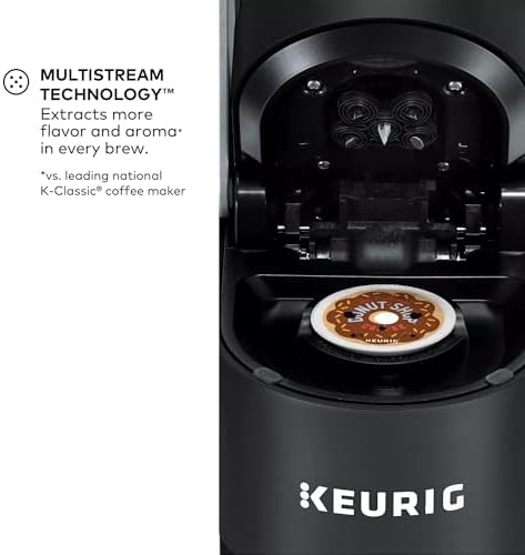 Keurig K-Supreme Single Serve K-Cup Pod Coffee Maker, MultiStream Technology, 4 Brew Sizes, 66oz Dual-Position Removable Reservoir, Black (Renewed)