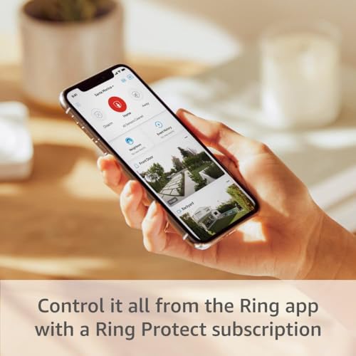 Ring Alarm 5-Piece Kit – Wireless Smart Home Security System | Expandable | Easy Setup | Mobile App Control | 24/7 Professional Monitoring | Alexa Compatible