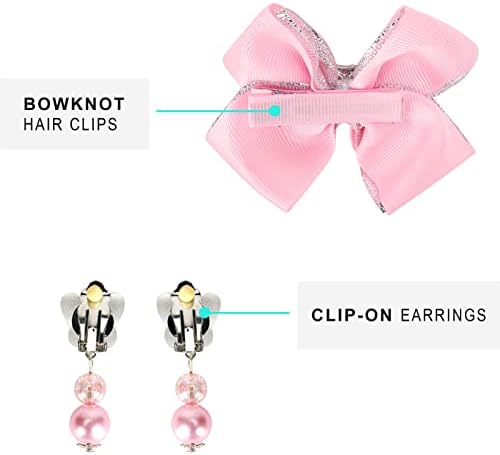 mibasies Purse for Little Girls Dress Up Jewelry Pretend Play Kids Accessories Mermaid Gifts