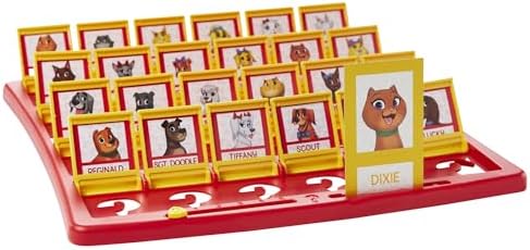 Hasbro Gaming Guess Who? Board Game, with People and Pets Cards, The Original Guessing Game for Kids, Ages 6 and Up (Amazon Exclusive)