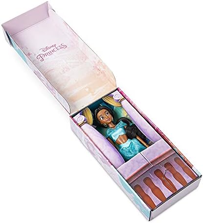 Disney Store Official Disney Princess Classic Doll (Jasmine from Aladdin), 11 Inches, Includes Brush with Molded Details, Fully Posable Toy in Classic Outfit - Disney Princess Toys for Girls
