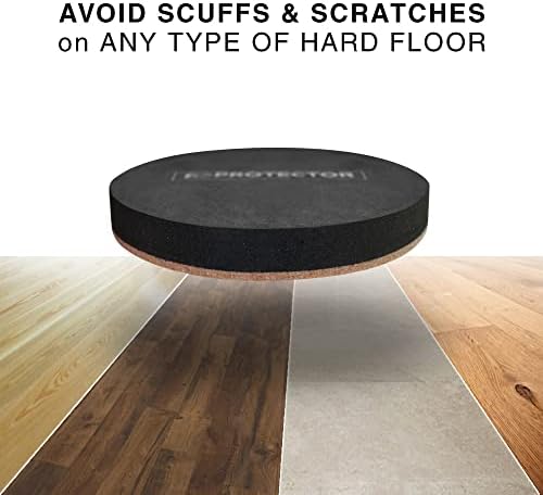 Felt Furniture Sliders Hardwood Floors X-PROTECTOR β 8 PCS 4 3/4 inch Furniture Sliders β Heavy Duty Felt Sliders Hard Surfaces β Move Your Furniture Easily & Safely!