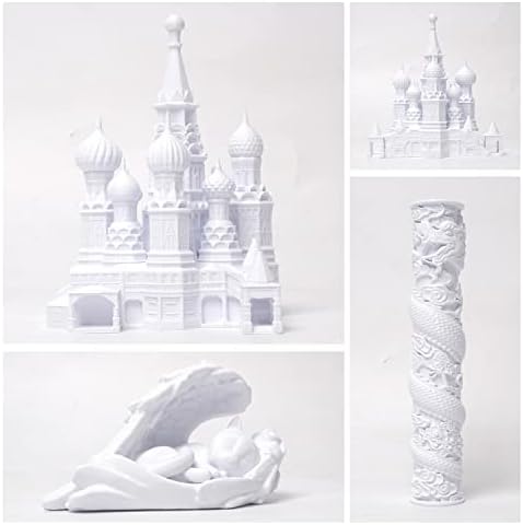 PLA Pro Filament 1.75mm Cold White,PLA Plus Filament, Odor Free, Clog Free 3D Printer Filament,1kg Cardboard Spool (2.2lbs), Dimensional Accuracy +/- 0.03 mm, Fit Most FDM 3D Printer