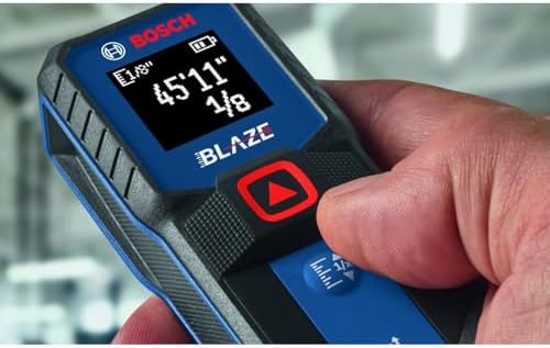 BOSCH GLM100-23 100 Ft Blaze Laser Distance Measure, Includes 2 AA Batteries