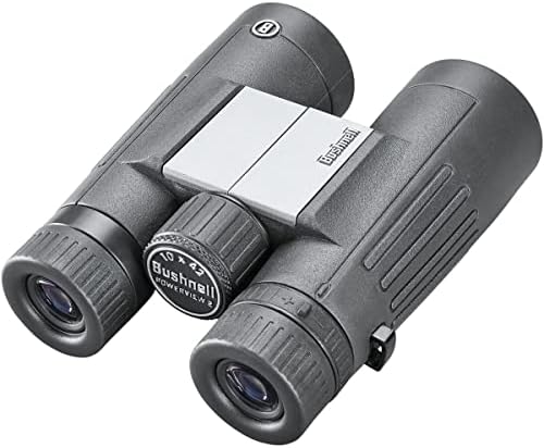 Bushnell PowerView 2 Binoculars, High-Definition Binoculars with Multi-Coated Lenses, Durable Aluminum Alloy Chassis, Wide Field of View, Ideal for Wildlife Observation, Hiking and Sporting Events