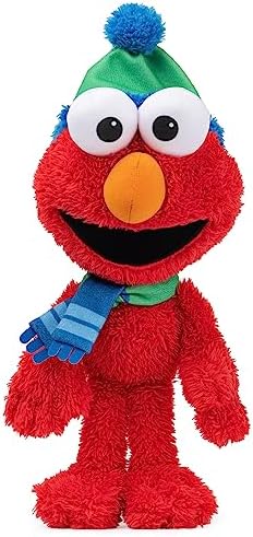 GUND Sesame Street Official Elmo Nutcracker Muppet Plush, Premium Plush Toy for Ages 1 & Up, Red, 13”
