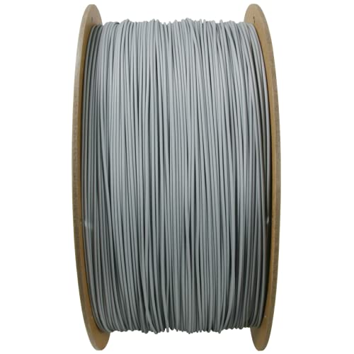 Polymaker PLA PRO Filament 1.75mm 3kg, Tough & High Rigidity Grey 3D Printing Filament, PolyLite PLA PRO 3D Printer Filament 1.75mm, Print with Most 3D Printers