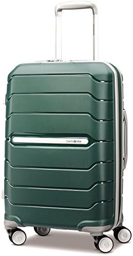 Samsonite Freeform Hardside Carry-On Luggage with Spinner Wheels - Hardshell Suitcase - TSA, Airline-Approved - Expandable Hard Shell, Smooth Rolling Wheels for Lightweight Travel - Sage Green