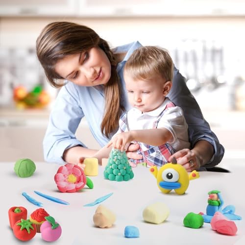 ARTPAR Air Dry Clay 156 Colors,Modeling Magic Clay for Kids Bulk Kit, Soft & Non Sticky,Non-Toxic Art and Crafts Supplies for Classroom Projects, Creative Toys Family Party Games for Boys & Girls