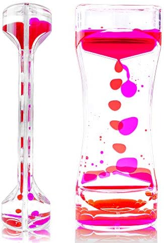 Super Z Outlet Liquid Motion Bubbler for Sensory Play, Fidget Toy, Children Activity, Desk Top, Assorted Colors (4 Pack)
