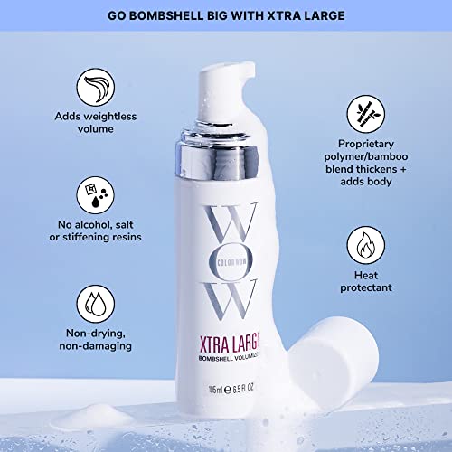 COLOR WOW Xtra Large Bombshell Volumizer – New Alcohol-Free Technology for Lasting Volume and Thickness