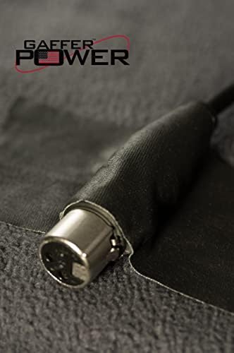 Gaffer Power Proudly Made in The USA, Real Professional Grade Gaffer Tape, Heavy Duty Gaffers Tape, Non-Reflective, Multipurpose. 2 Inches x 30 Yards, Black