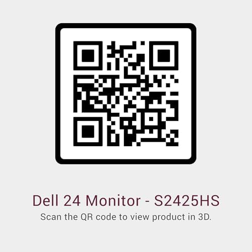 Dell S2425HS Monitor - 23.8 Inch, FHD (1920x1080) Display, 100Hz Refresh Rate 1500:1 Contrast Ratio, TÜV Rheinland Eye Comfort 4 Star, Integrated 2x5W Speaker, Height/Tilt/Swivel/Pivot - Ash White