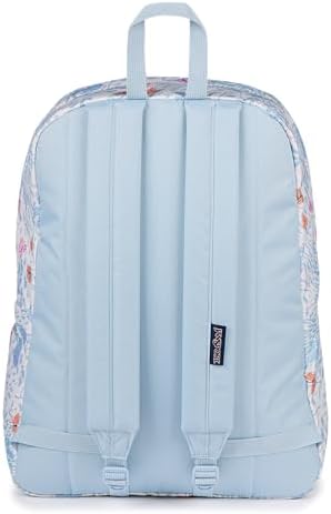 JanSport SuperBreak One Backpack - Durable, Lightweight Bag with 1 Main Compartment, Front Utility Pocket with Built-in Organizer, Premium Backpack, Fluttering Fields