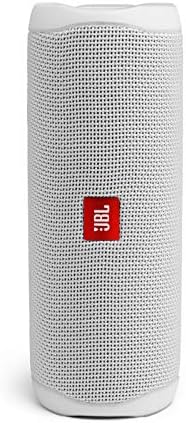 JBL FLIP 5 Waterproof Portable Bluetooth Speaker - White (Renewed)