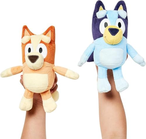 Bluey & Bingo Small Plush Bundle – 2 Pack Soft Stuffed Animals for Kids, Perfect Size for Little Hands, Cuddly Travel Toys, Embroidered Faces, Gift for Toddlers Ages 3+
