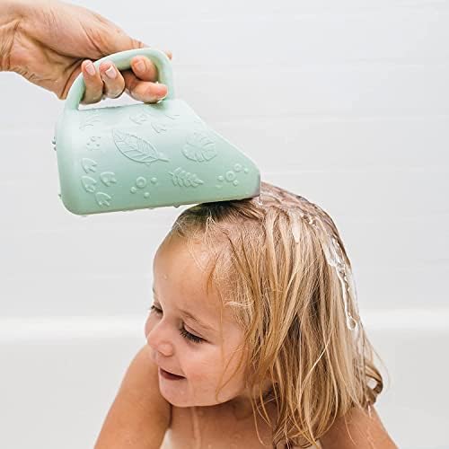 Dr. Brown’s CleanUp Dino-Soft Baby Bath Spout Cover and Dino-Pour Bath Rinse Cup, 0m+, BPA Free, Certified Plastic Neutral