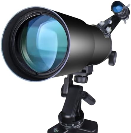 Telescopes for Adults Astronomy, 80mm Aperture 600mm Refractor Telescope for Kids & Beginners, Compact and Portable Travel Telescopio with Backpack