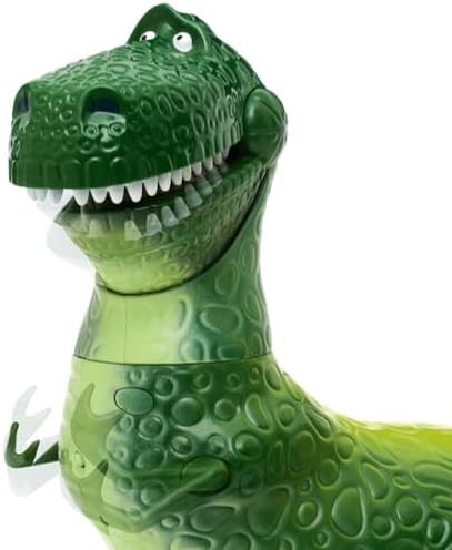 Disney Store Official Rex Interactive Talking Action Figure from Toy Story, Features Sounds and Phrases from The Movies, Interacts with Other Figures and Toys